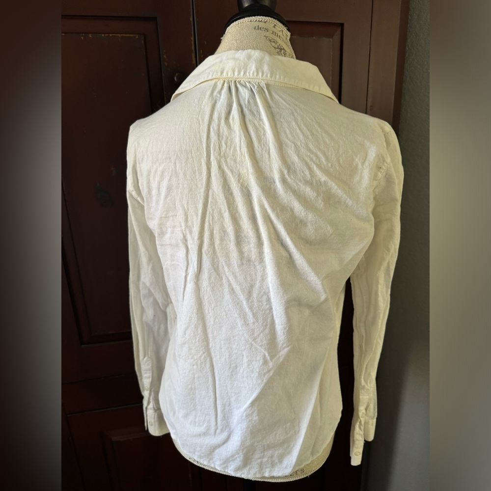 Gap Medium Tux Popover Button Down Shirt - image 6